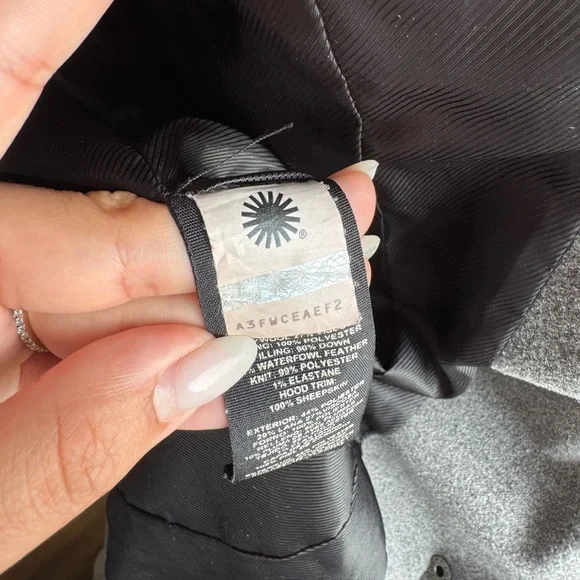 UGG Gray Puffy Coat | Small - Picture 8 of 9